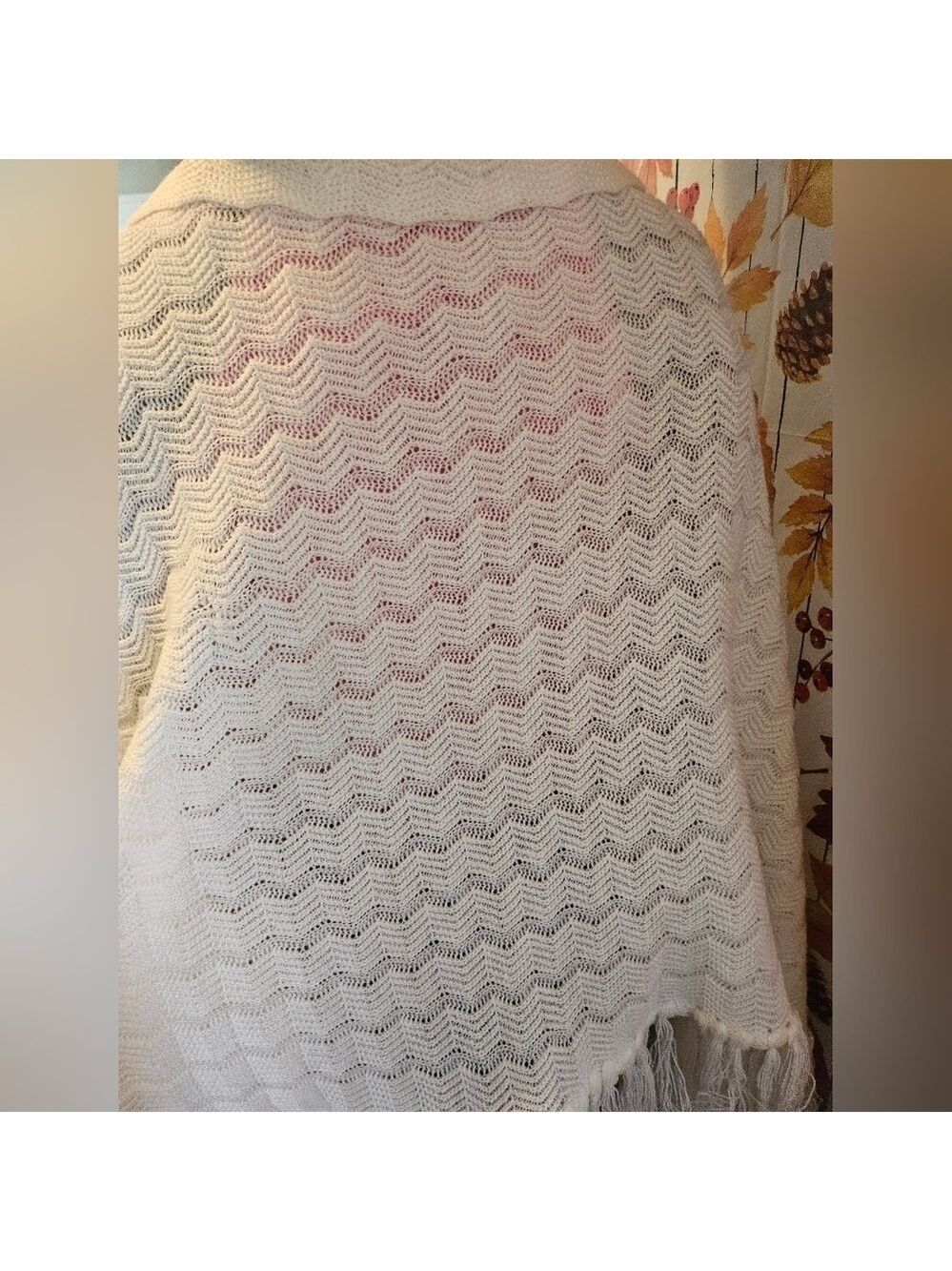 White Crochet Swim Cover-up 3 Button Chest - Picture 11 of 12